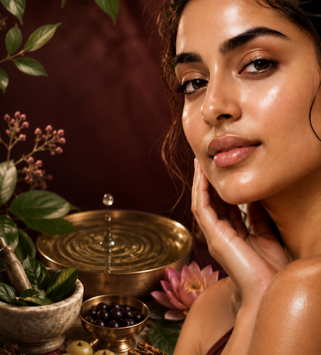 ayurveda nourished skin